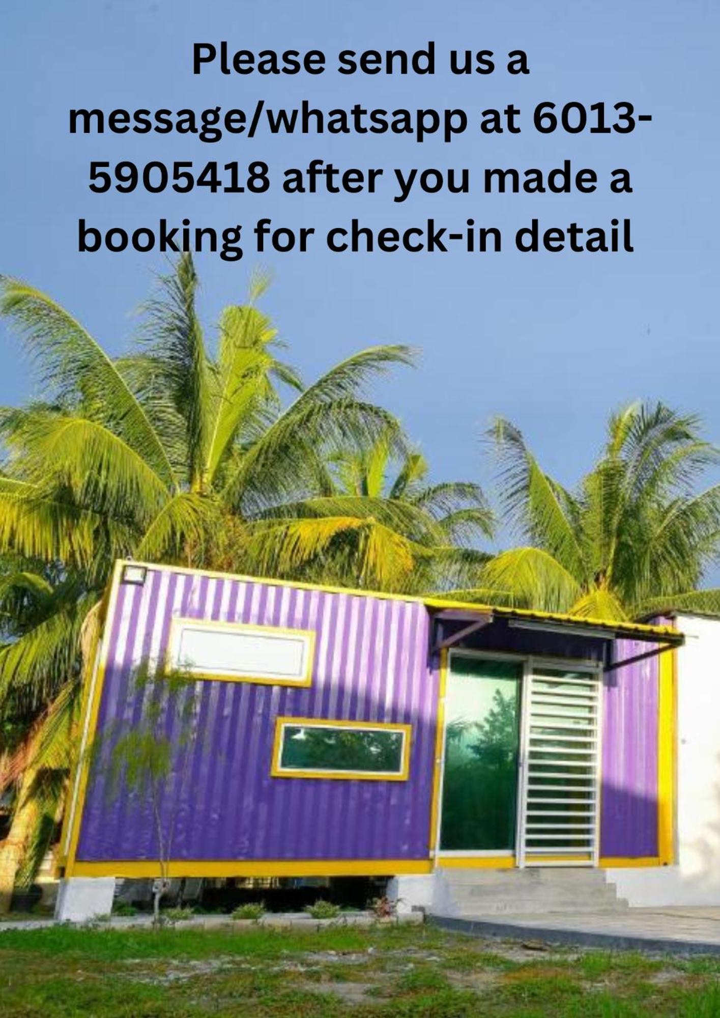 Purple Cube At Lumut Cube Homestay Kontena Exterior foto